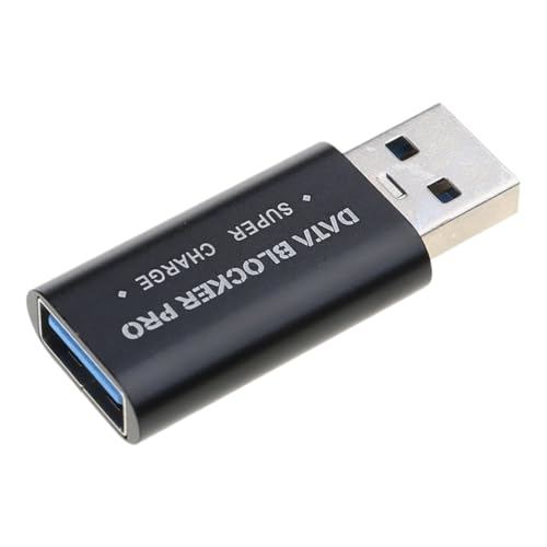 Diogeynu Aluminium-USB-Ladeanschluss mit Datenblock-Funktion, unterstützt schnelles Aufladen