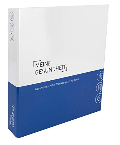 Themenringbuch mit Register/Trennblättern - Gesundheit - Optimale Strukturierung/Ablage aller Unterlagen im Bereich Gesundheit. Mit beschreibbarer Arzt Adressenliste und CD Hülle