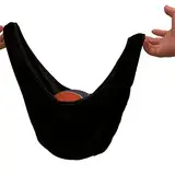 JINGLING 2 Stück Bowling Ball Poliertuch Poliersack, Schwarze Mikrofaser Bowlingkugel Wippe Polierer, superweiches und saugfähiges, Bowling-Zubehör für Männer