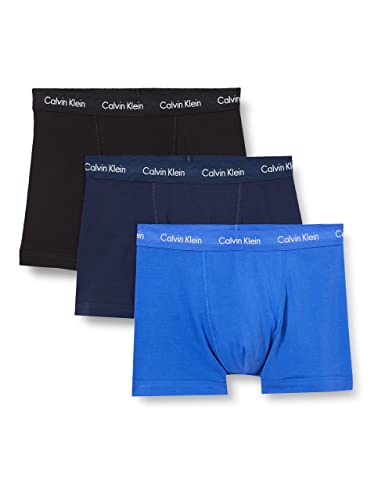 Calvin Klein Herren Trunk 3pk 0000u2662g, C-black/Blu/Blu, L