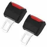 Sicherheitsgurt-Einstellschnalle Anschnaller Adapter Auto Verlängern Gurtadapter Stecker VerläNgerung, Auto-Sicherheitsgurt-Clip, Anschnaller Verlängerung Autogurt Stecker (01-schwarz-2PC)