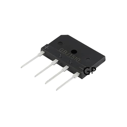 ZOVDRVEN 5PCS GBJ2510 GBJ1508 GBJ1510 GBJ3510 GBJ5010 GBU3510 GUB2510 GUB1510 SIP-4 Bridge Rectifiers(GBJ5010)