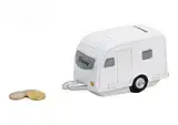 Wurm KG wunderschöne moderne Spardose,Sparbüchse Wohnwagen Wohnanhänger Campingfahrzeug ca. 15 cm groß