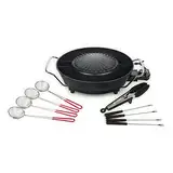 Tristar Koreanischer Grill & Hot Pot – 36 cm ⌀ – 3 L Fassungsvermögen – 4 Personen – 220 °C – Schwarz