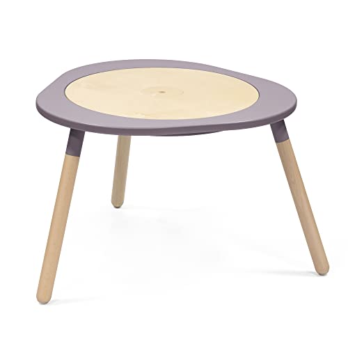 Stokke MuTable, Lilac - 2023 Neugestaltung - Multifunktionaler Kinderspieltisch - Inklusive drei doppelseitiger Spielscheiben - Geeignet ab 18 Monaten bis 8 Jahre