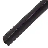 Alberts 488291 Winkelprofil | Aluminium, schwarz eloxiert | 1000 x 15 x 15 mm