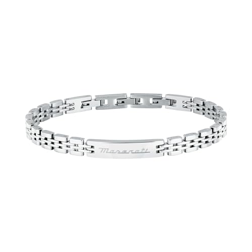 Maserati Herren-Stahlarmband, ICONIC-Kollektion, Geschenk für Freund – JM424AVD65