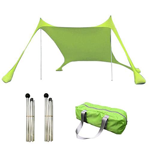 Schatten Zelt - 210 X 150 X 170cm Strandzelt Strandmuschel Beach StrandZelt Mit Sandsack Sonnensegel Sun Shelter Schutz Mit Sandsack Anker Für Strand Picknick Angeln Camping