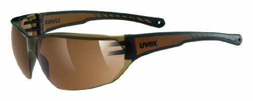 uvex Unisex – Erwachsene Sonnenbrille Sportstyle 204 Sportbrille, Brown, Einheitsgröße