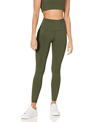 Amazon Essentials Damen Active Sculpt Workout Athleisure Leggings mit hohem Bund in voller Länge (erhältlich in Übergrößen), Olivgrün, S