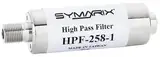 SYMARIX HPF-258-1 Rückwegsperrfilter Sperrbereich 5 bis 204 MHz für G.hn Wave2 EoC oder DOCSIS 3.1 mit 200 MHz Upstream