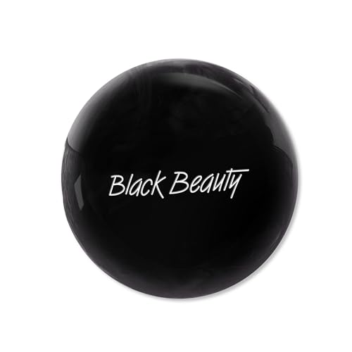 EMAX | Bowling Ball - Pro Bowl Spareball | Bowlingkugel Polyester Poliert | Fun Bowlingbälle Damen Herren Kids Erwachsene | Räumball (Black Beauty, 10lbs)