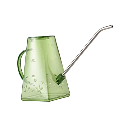 Sosoport 1 Stück Gießkanne Universal- Lang Rosa Pflanzenbewässerungsvorrichtung Blume Tülle Wasser Innenbewässerung Zimmerpflanzen Anlage Düse Light Green Rostfreier Stahl