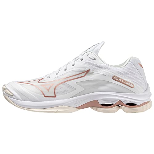 Mizuno Damen Wave Lightning Z7 Handballschuhe, White Rose Snowwhite, 39 EU