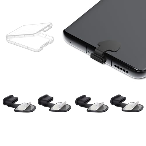 AUZOSL USB C Schutzkappe 4er Packung - Handy Ladebuchse Schutz - Staubschutz USB C - USB C Abdeckung - USB C Stopfen - USB C Stöpsel - fur iPhone 15 Zubehör - Handy-Staubschutzstecker