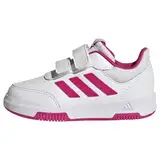 adidas Tensaur Hook and Loop Shoes Laufschuhe, Cloud White/Real Magenta/Black, 25 EU