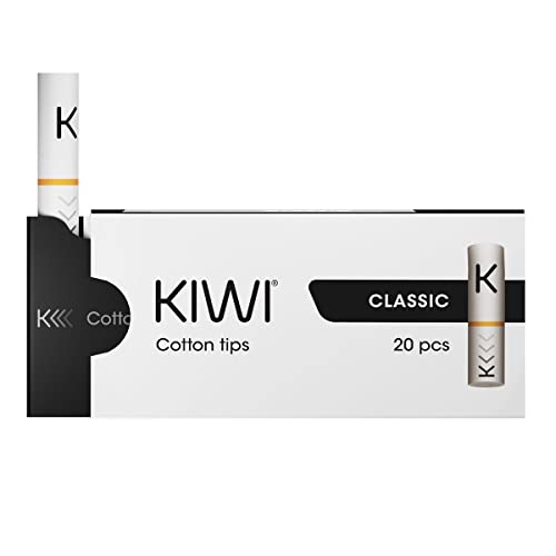 KIWI Ersatzteile, offizielle Tips Baumwolle für KIWI Classic elektronische Zigarette, 20 Stück