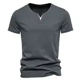 sdhienbb ?rime-Day 21,Herren T-Shirt Kurzarm Herren Business Kurzarm Shirt T-Shirt Herren Oversized Tee T-Shirt,T Shirt Herren Baumwole,Slim Fit Tshirt Herren Weiß