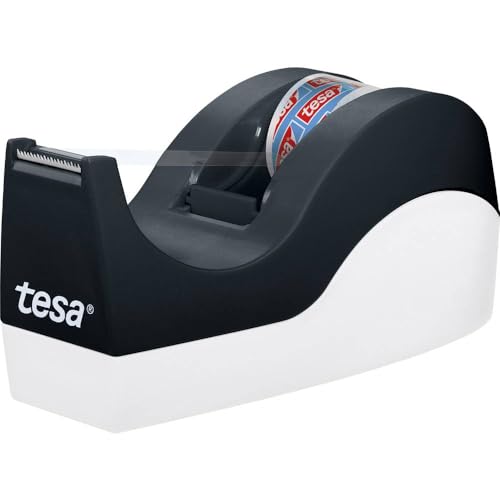 tesa Easy Cut Tischabroller ORCA - rutschfest, einfache Handhabung, sauberer Schnitt