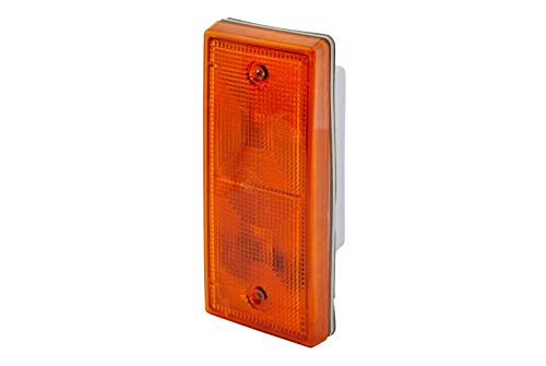HELLA Blinkleuchte - Halogen - 24V - Einbau - Lichtscheibenfarbe: gelb - Stecker: Flachstecker - rechts/hinten/links - Menge: 1 - 2BA 003 734-001