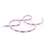 Philips Hue White & Color Ambiance Lightstrip Plus Basis-Set V4 (2m + 1m), dimmbarer LED Streifen für das Hue Lichtsystem mit 16 Mio. Farben, smarte Lichtsteuerung über Sprache oder App