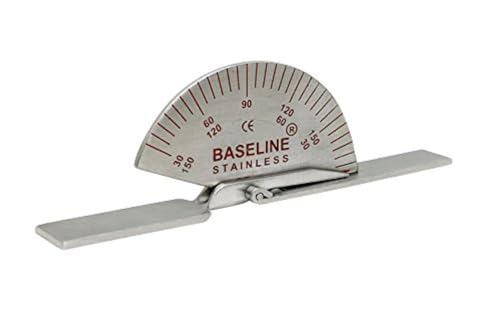 Baseline® Goniometer, Edelstahl, besonders geeignet für kleine Gelenke, Länge 8,75 cm