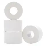 4 Rollen Sporttape Weiß, 3,8cm x 10m Tape Sport Tapeverband Fussball Tape Medizinisches Klebeband Fingertape Tapeband für Fußball Volleyball Alle Sportarten - Starke Haftung, Reißbar & Hautfreundlich