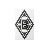 Borussia Mönchengladbach Aufkleber Sticker RAUTE | Schwarz | Offizieller Fanartikel