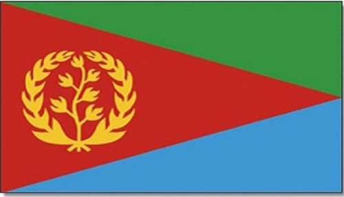 CHPN - Flagge der Eritrea - Eritreische Flagge - Eritrean Community Flag - 90/150 cm - Eritrea Flagge - er - Asmara