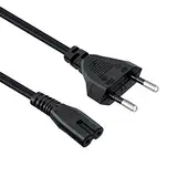 3m PS5 Netzkabel,Tolesum Euro-Stecker C7 2-poliges Netzkabel für PS5 / PS4 / PS3 / Xbox Serie X/S - Schwarz