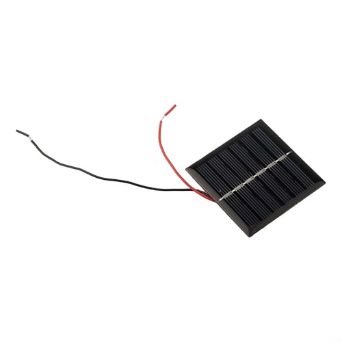 Zilimontt Polykristallines Silikon-Ladegerät, 0,4 W, 2 - 3 V, Mini-Solarzellen, Akku-Ladegerät, Heimwerker, wissenschaftliche Schulprojekte, Camping, Angeln, Wandern, Outdoor-Gartenlicht