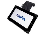 TRIPFLIX ® MAX universal Tablethalter für Flugzeugsitze | roll- und Faltbare Halterung | Ultraleicht | Für Tablet-PCs 9-10.1", iPad 9-10.1", Samsung Tab, Lenovo, Huawei Tablets 9-10. schwarz