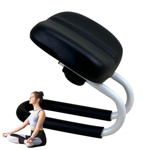 Nexusectar Meditationssitz, Gebetsbank zum Knien zu Hause,Metallrahmen kniende Stuhlverstellbare Höhe - Nicht-Schlupf-Beinhülle, Meditationszubehör, tragbarer Stuhl für Home Yoga Studio
