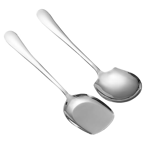 Alipis 1Satz Servierlöffel Teiliges Großes Löffelset Aus Rostfreiem Stahl Für Portion Control Buffet Und Bankett Hochwertiges Servierutensil Für Zuhause Hotel