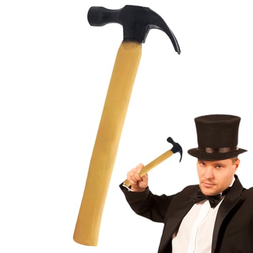 Verschwinde Hammer Trick Spielzeug | Verschwindender & Erscheinender Gummihammer Zaubertrick | Spaßige Gag-Artikel Unterhaltungsspielzeug Für Karneval Bühnenauftritte Fotoshootings Partyshow