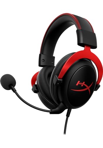 HyperX Cloud II – Gaming Kopfhörer (für PC/PS4/Mac) rot