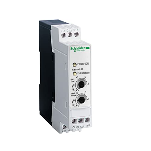 Schneider Electric ATS01N103FT - Sanftanlasser für Asynchronmotor, ATS01, 3A, 110-480V, 0,55-1,1 KW, Softstarter