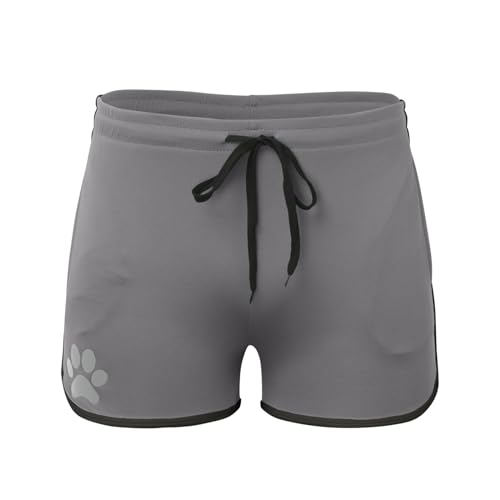 QWUVEDS Kurze Hosen Herren Männliche Sommer-beiläufige Lauf-Fitness-Cargo-Shorts, Coole Outdoor-Trainings-Strand-Quarter-Hosen Herren Shorts Cargo Badeshorts Herren Sporthosen Herren Kurz (Grey, XXL)