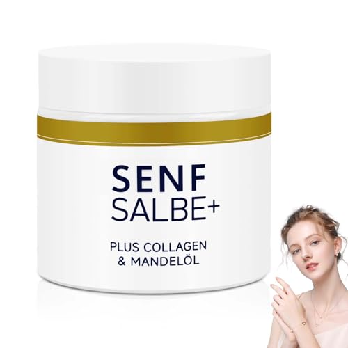 TINGTING Aktiv Senfsalbe Plus, 100g Senfsalbe Gegen Cellulit Senf Salbe Gegen Cellulite Intensive Feuchtigkeitspflege Cellulite Aktiv Senf Creme Cellulite für Oberschenkel Oberarme Bauch
