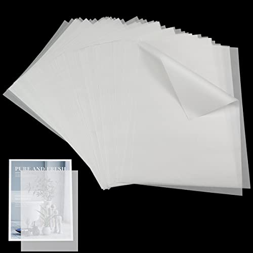 100 Stück Transparentpapier 17g/m², Suofuolef A4 210X 297mm Pauspapier für Skizzieren, Pausieren, Verpacken, Zeichnen