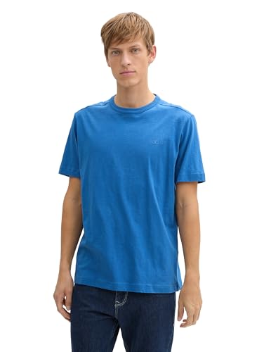 Tom Tailor Herren 1045627 T-Shirt, 11356-Sapphire Blue, L