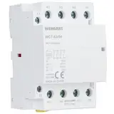 Wengart AC-Schütz WCT-63,4 Normalerweise Geschlossen,AC230V,63A,Geeignet für Haushaltsgeräte und Motorlasten Weiß