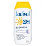 Ladival Allergische Haut Sonnenschutz Gel LSF 20 – Parfümfreies Sonnengel für Allergiker – ohne Farb und Konservierungsstoffe – wasserfest – 1 x 200 ml