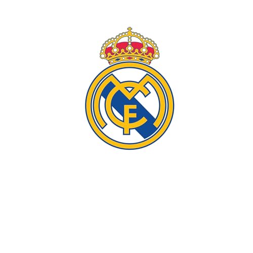 Licensed Decor Real Madrid Vinyl-Wandaufkleber – klein (50 x 30 cm) – Club-Wappen-Aufkleber-Set, Gemischt