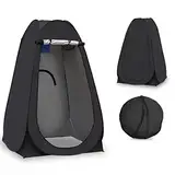 CLIPOP Pop Up Toilettenzelt Umkleidezelt, Outdoor Camping Duschzelt, Anti UV Ankleidezelt für Strand, Angeln, Baden, mit Tragetasche