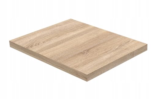 Küchenarbeitsplatte 40 cm - robust - mit abgerundeter Vorderkante - widerstandsfähiger Oberfläche - Laminat auf der Rückseite (Sonoma Eiche 3025)