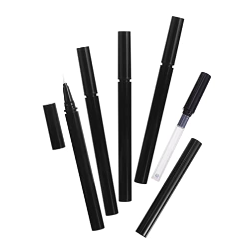 SHERCHPRY 3Stücke Nachfüllbare Eyeliner Pen mit Verschiedenen Pinselspitzen für Flüssigen Eyeliner Kosmetikgeschäfte und Unterwegs