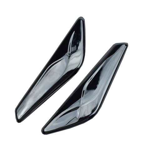 Swgaunc vordere Mudguard Kotflügelblende 51117338570 51117338569 passend für BMW x3 x4 F25 F26 2015–2018 (schwarz chrom)