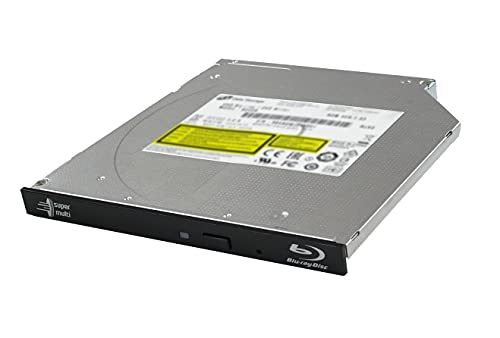 Hitachi-LG BU40N Internal UHD Blu-Ray/DVD Drive/Burner, Slim 9.5 mm Rewriter for Laptop, Desktop PC, Windows 10 Compatible, Ultra HD 4K Playback, M-Disc Support (Bare Drive)