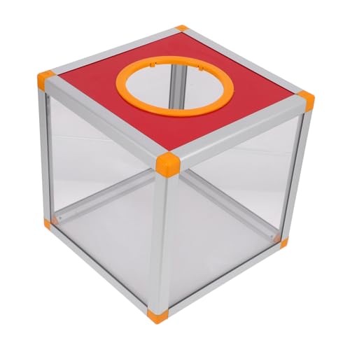 HOMSFOU Box Box -box Tombola-los-inhaber Spendenboxen Spender Für Tombola-tickets Tombolaboxen Für Tickets Vorschlagsboxen Ticketspeicherbehälter Gewinnspielboxen Transparent Mdf